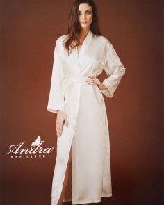 Сатенен халат Andra